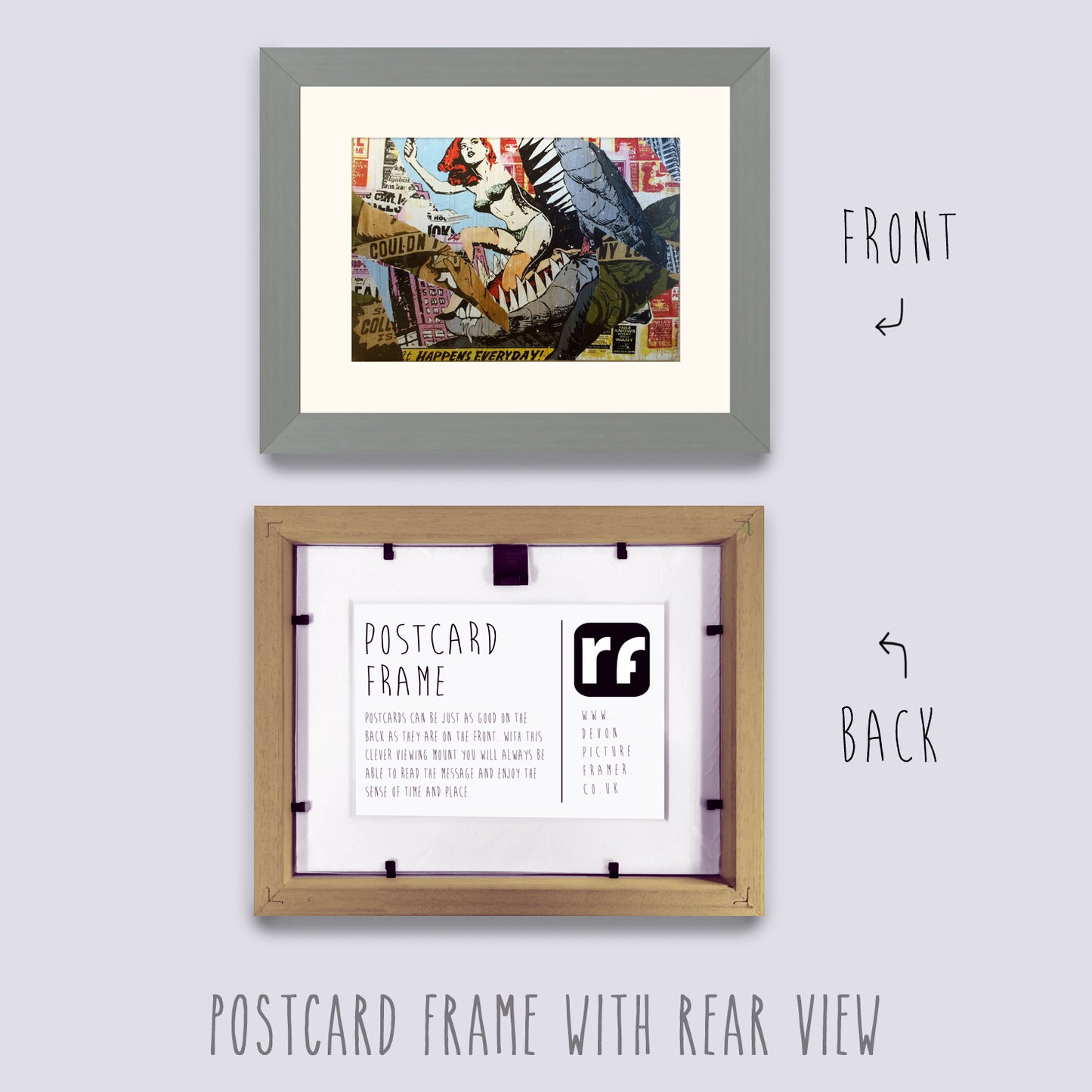 Silver Postcard Picture Frames