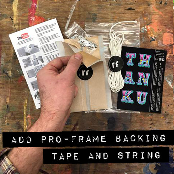 ADD PRO-FRAME BACKING