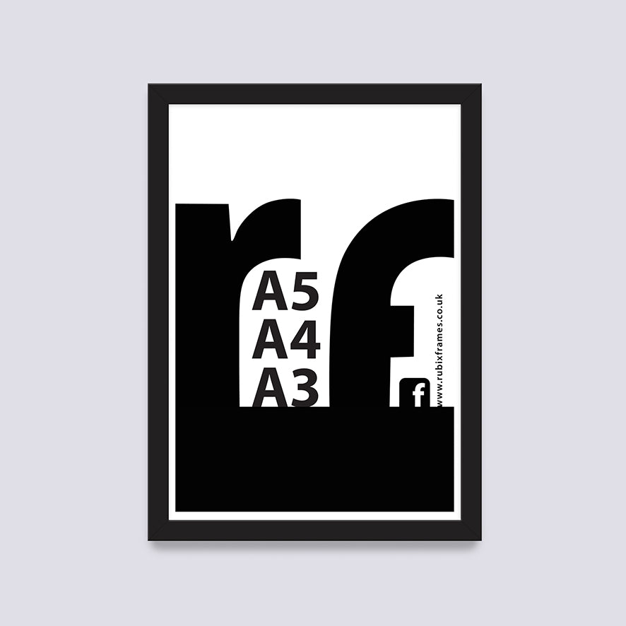 Black A3 A4 A5 Frame