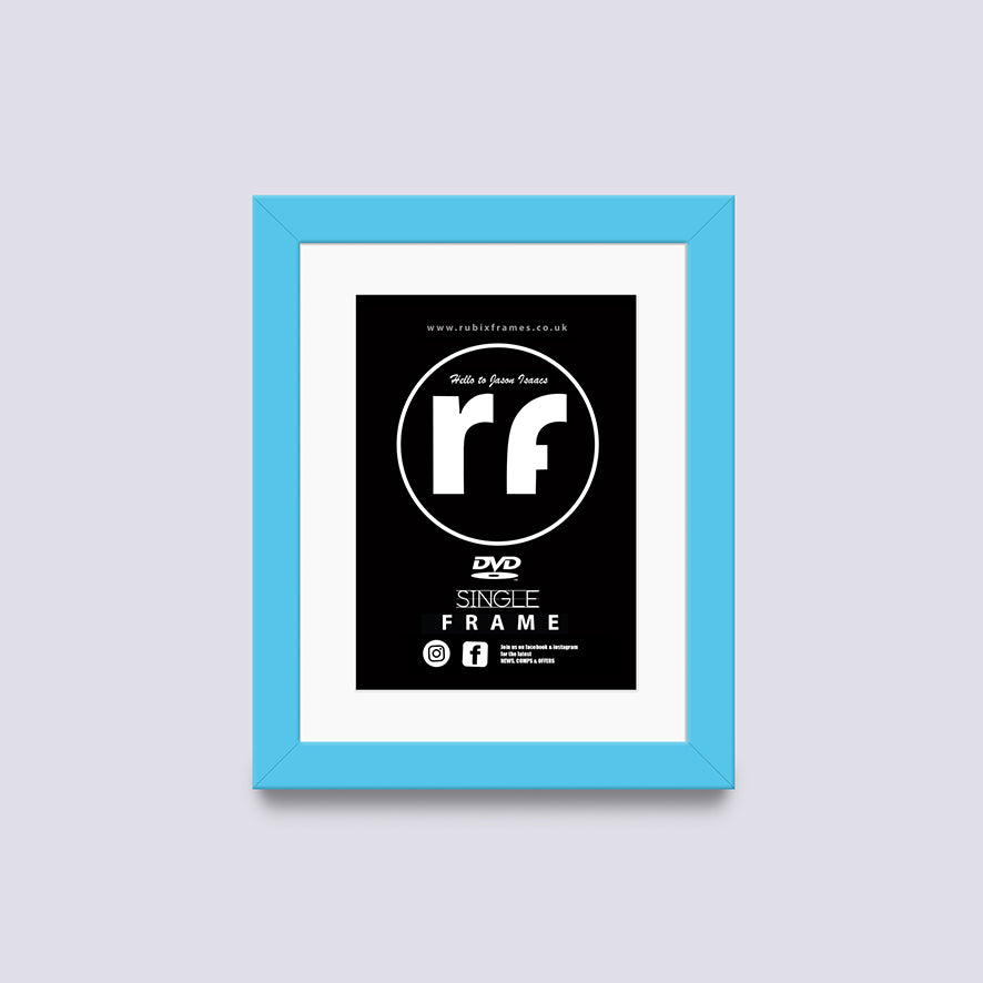 Light Blue DVD Single or Double Frame