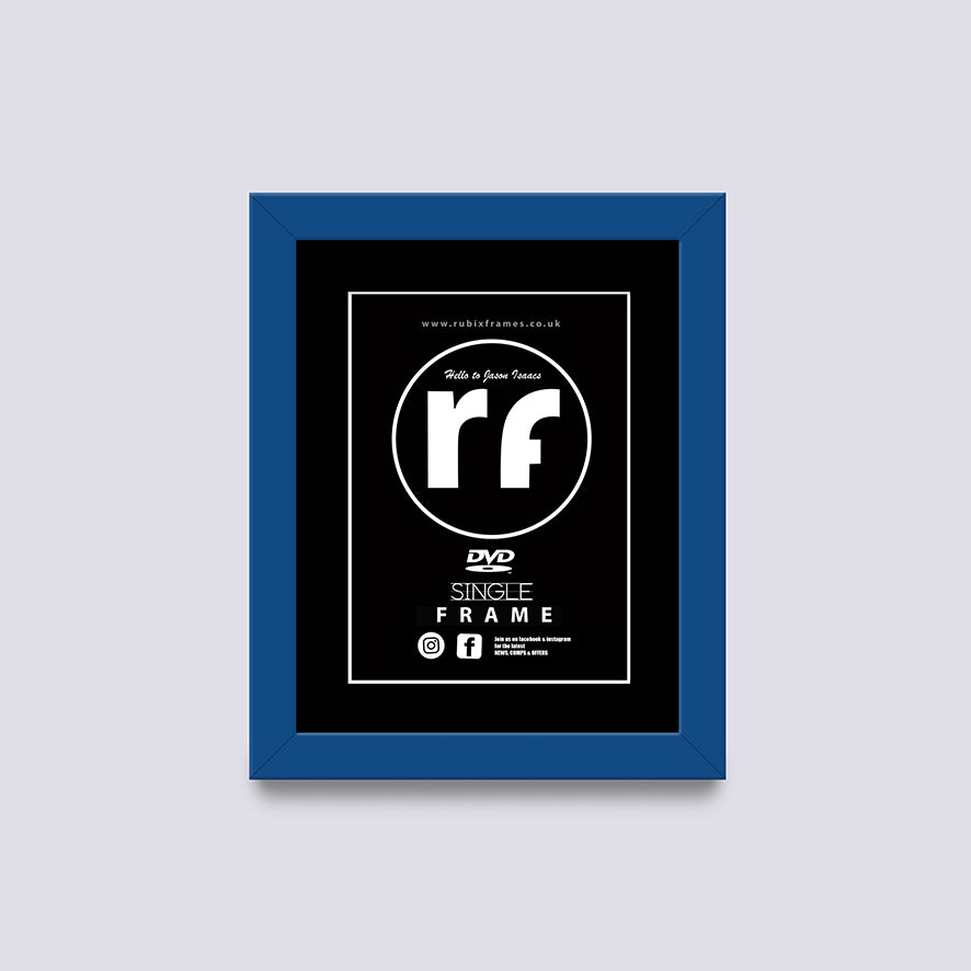 Dark Blue DVD Single or Double Frame