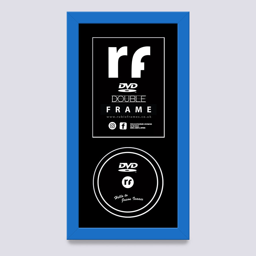 Blue - Medium DVD Single or Double Frame