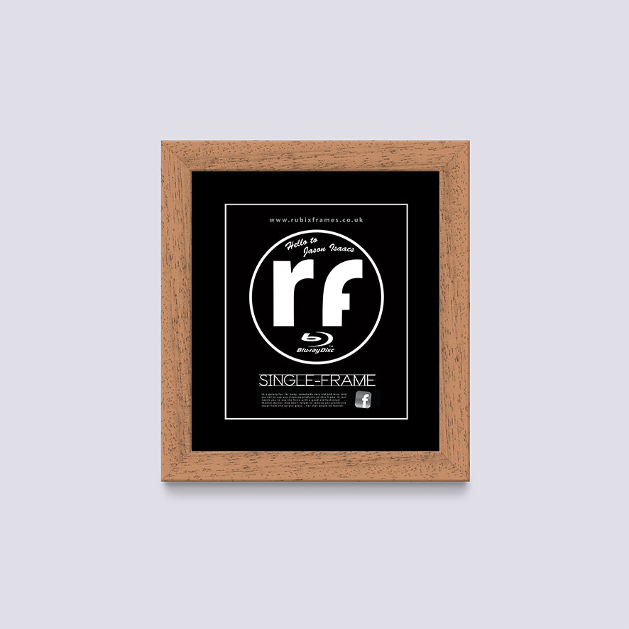 Wood Oak Finish Blu-ray Frame