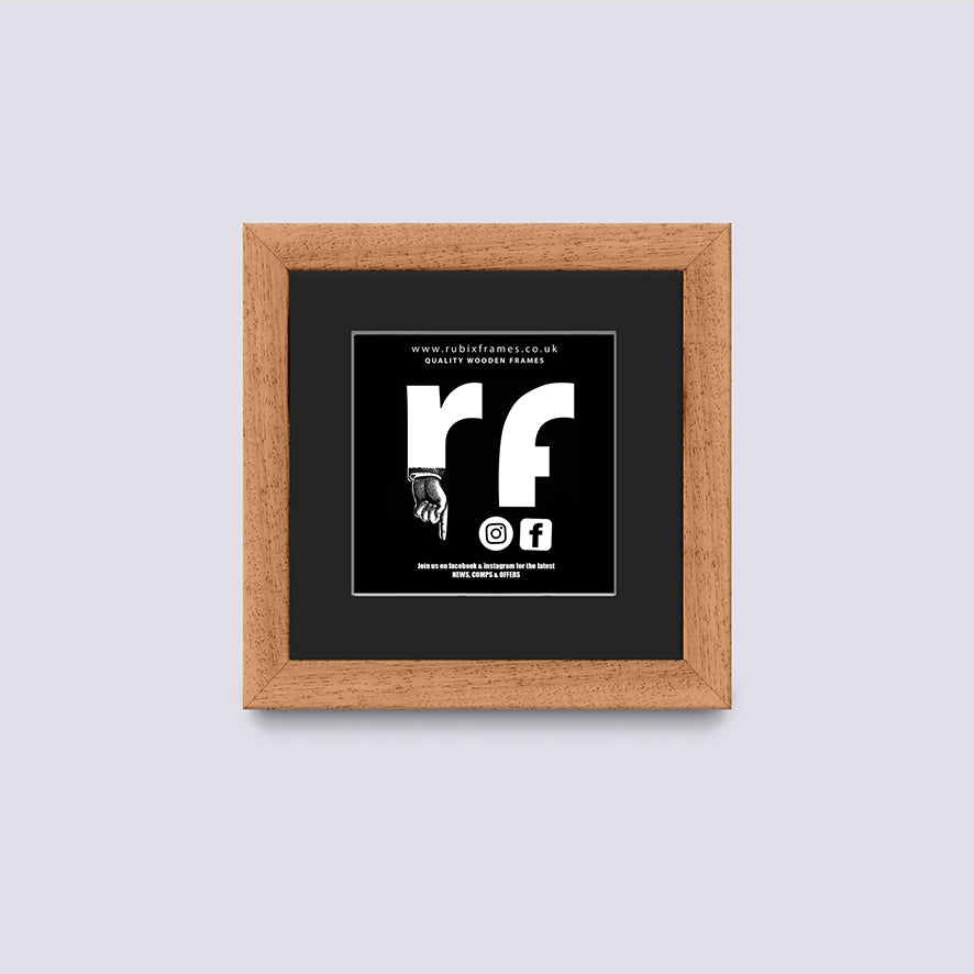 Wood Oak Finish CD Single 'Cover or Disc' Frame