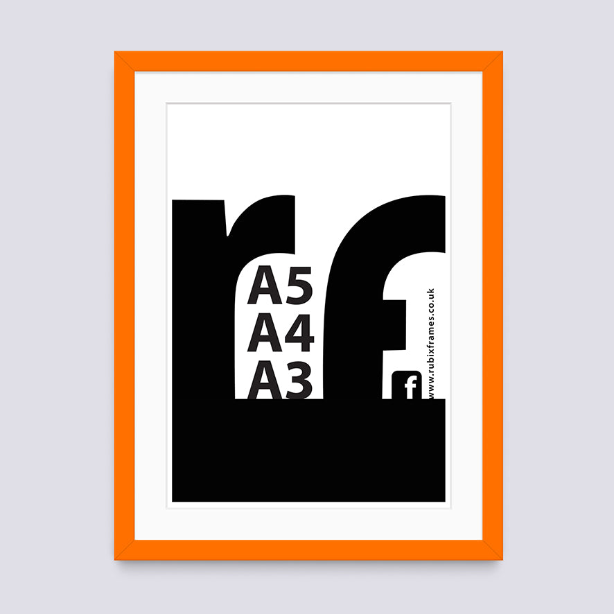 Orange A3 A4 A5 Frame