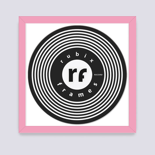 Pink Vinyl Record Frame