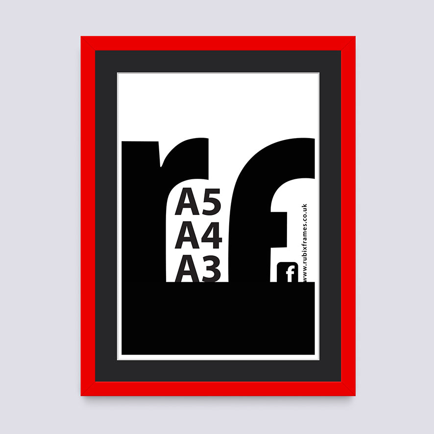 Red A3 A4 A5 Frame