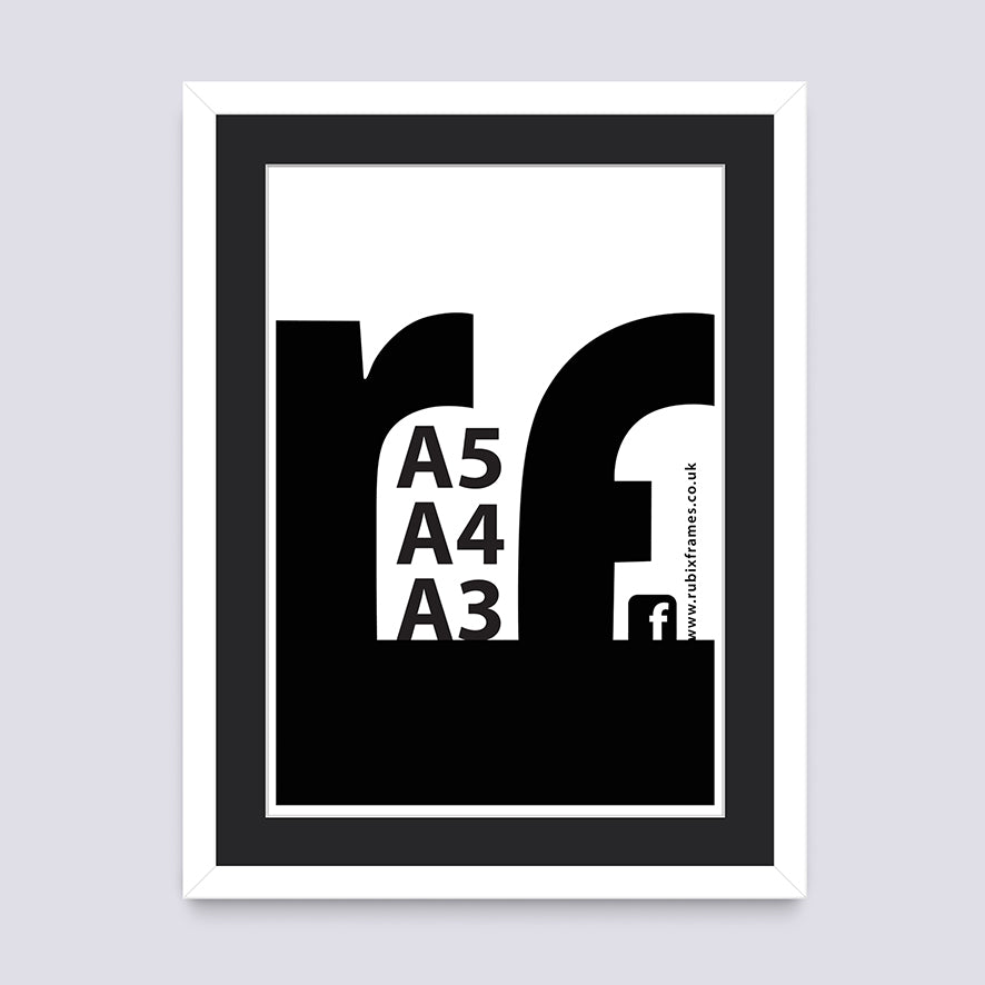 White A3 A4 A5 Frame