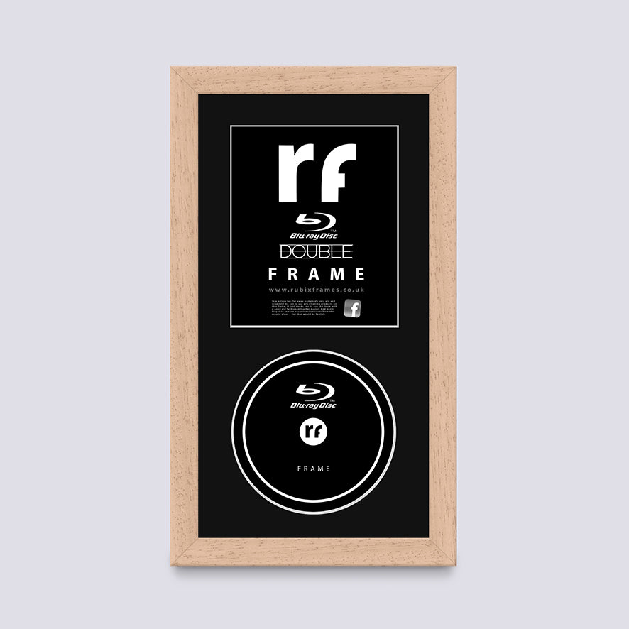 Wood Natural Finish Blu-ray 'Cover & Disc' Frame