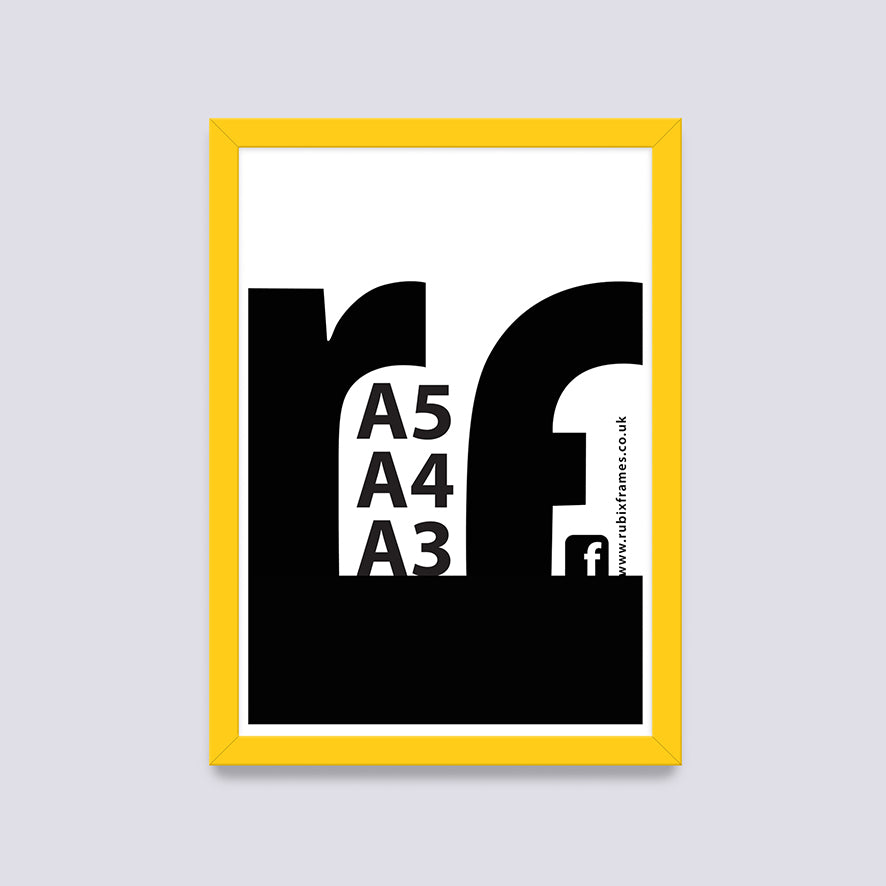 Yellow A3 A4 A5 Frame