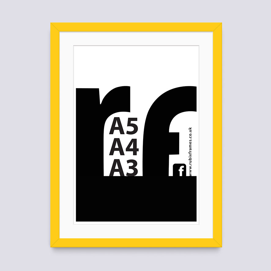 Yellow A3 A4 A5 Frame