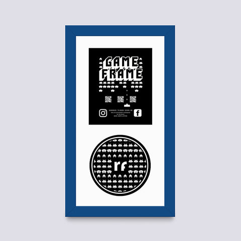 Blue - Dark PLAYSTATION Frame