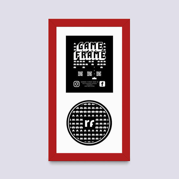 Red - Dark PLAYSTATION Frame