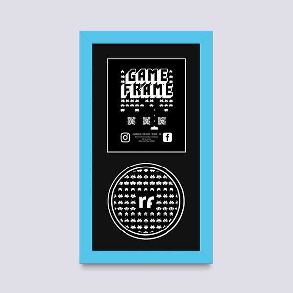 Blue - Light XBOX Game Frame