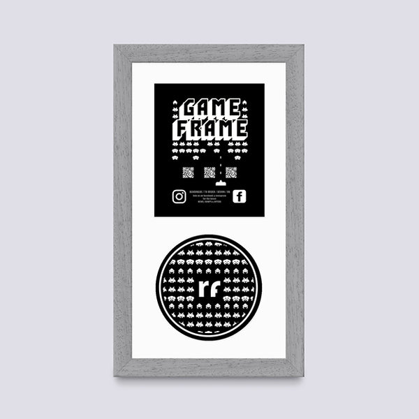 Grey - Light (Wood Grain) XBOX Game Frame