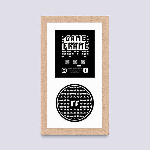 Wood - Natural (Wood Grain) XBOX Game Frame