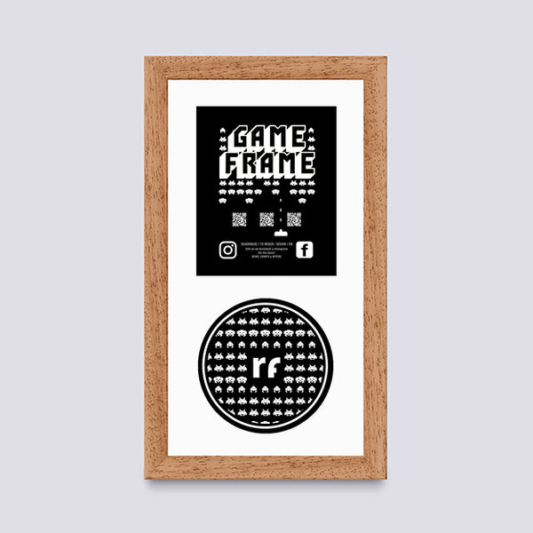 Wood - Oak Finish (Wood Grain) PLAYSTATION Frame