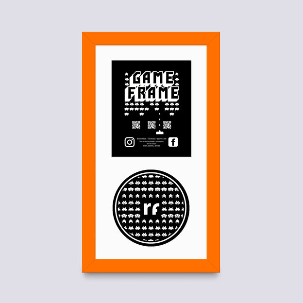 Orange XBOX Game Frame