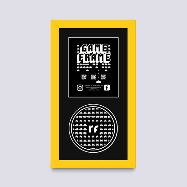 Yellow XBOX Game Frame