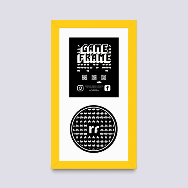 Yellow XBOX Game Frame