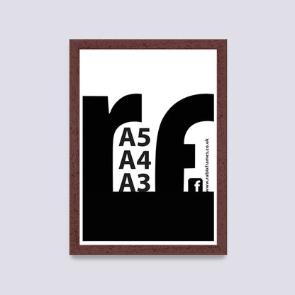 Wood Walnut Finish A3 A4 A5 Frame