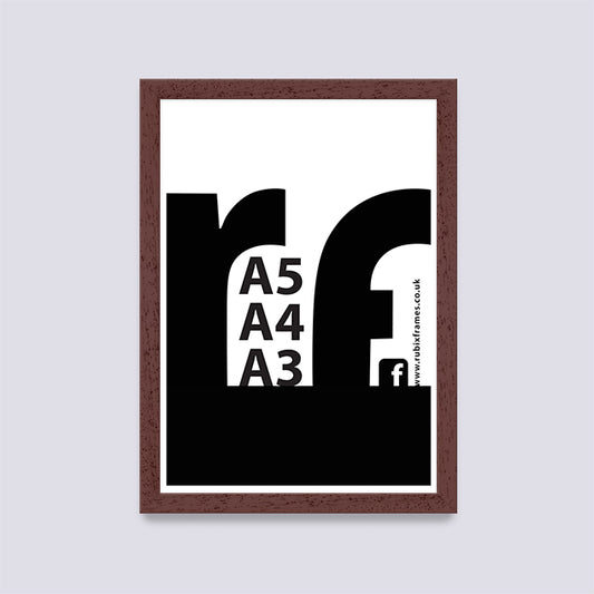 Wood Walnut Finish A3 A4 A5 Frame