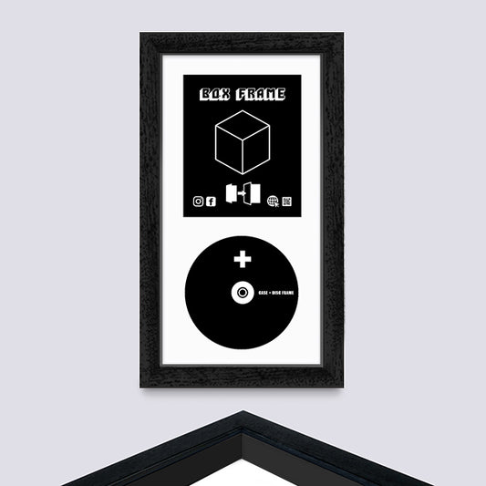 Black (Wood Grain) BLU-RAY CASE FRAME