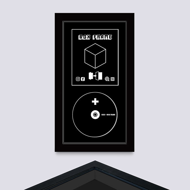 Black BLU-RAY CASE FRAME