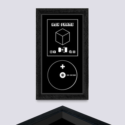 Black (Wood Grain) BLU-RAY CASE FRAME