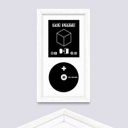 White (Wood Grain) BLU-RAY CASE FRAME