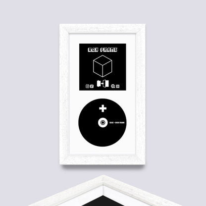 White (Wood Grain) CD CASE FRAME