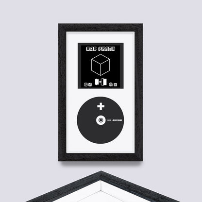 Black (Wood Grain) CD CASE FRAME