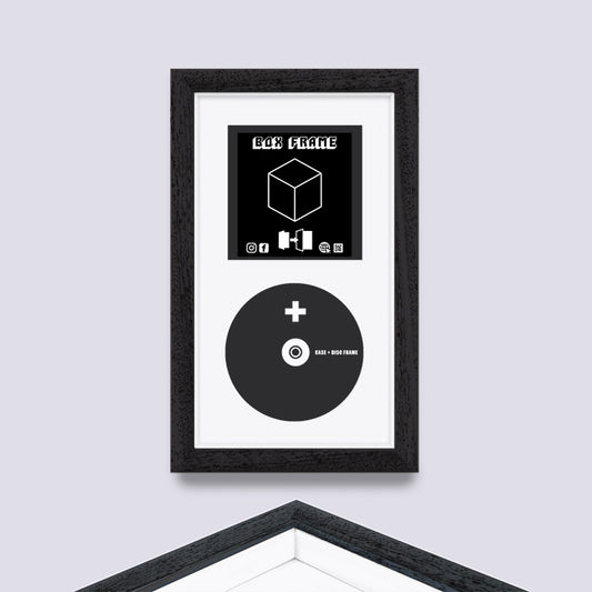 Black (Wood Grain) CD CASE FRAME