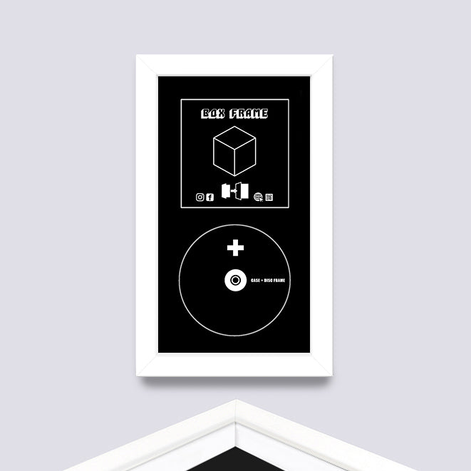 White CD CASE FRAME