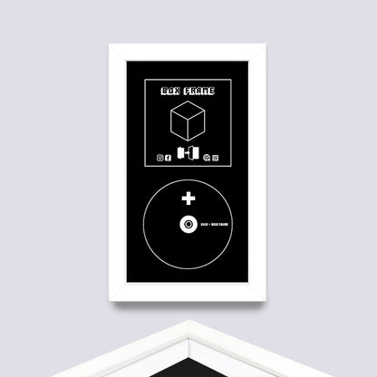 White CD CASE FRAME