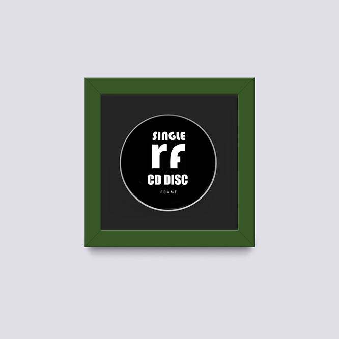 Dark Green CD Single 'Cover or Disc' Frame