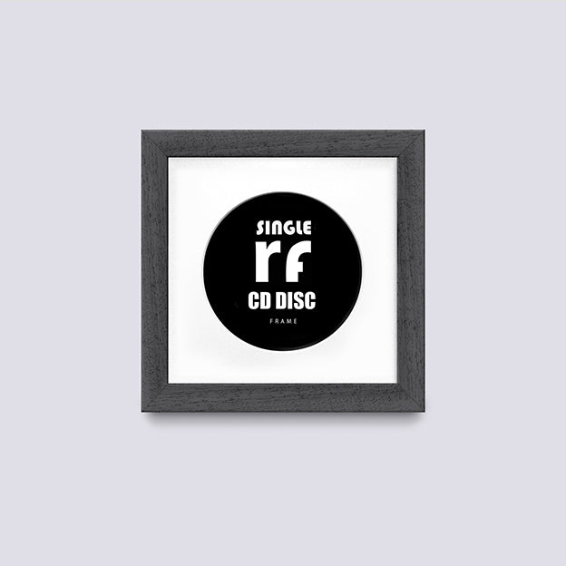 Dark Grey (Wood Grain) CD Single 'Cover or Disc' Frame