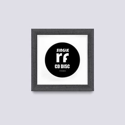 Dark Grey (Wood Grain) CD Single 'Cover or Disc' Frame