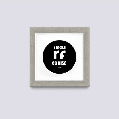 Light  Grey (Wood Grain) CD Single 'Cover or Disc' Frame