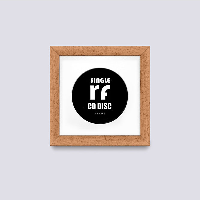 Wood Oak Finish CD Single 'Cover or Disc' Frame