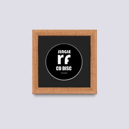 Wood Oak Finish CD Single 'Cover or Disc' Frame