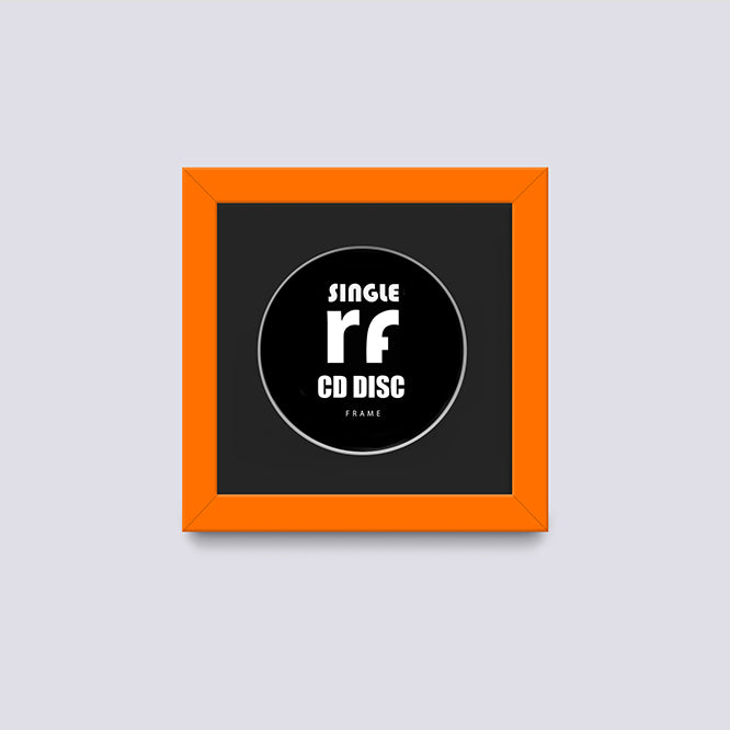 Orange CD Single 'Cover or Disc' Frame