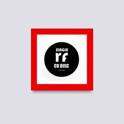 Red CD Single 'Cover or Disc' Frame