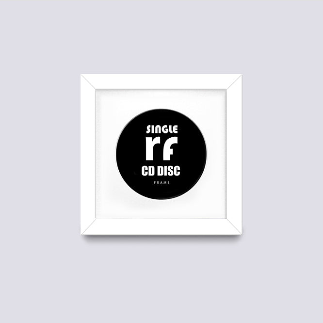 White CD Single 'Cover or Disc' Frame
