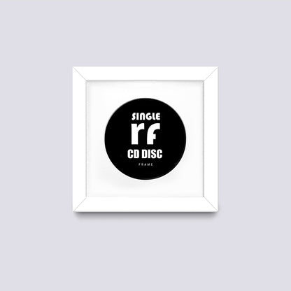 White CD Single 'Cover or Disc' Frame