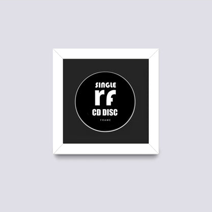 White CD Single 'Cover or Disc' Frame