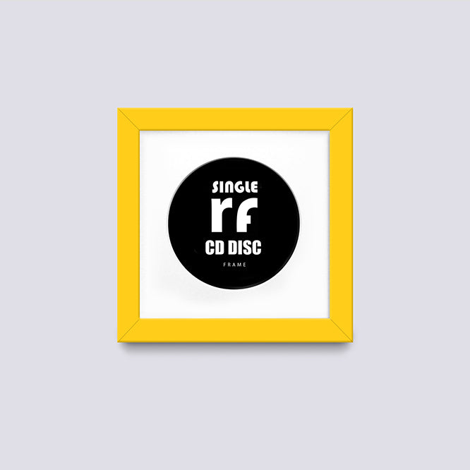 Yellow CD Single 'Cover or Disc' Frame