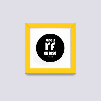 Yellow CD Single 'Cover or Disc' Frame