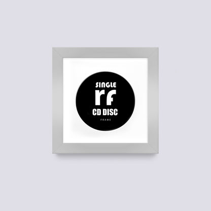 Silver CD Single 'Cover or Disc' Frame