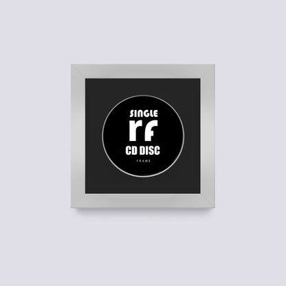 Silver CD Single 'Cover or Disc' Frame